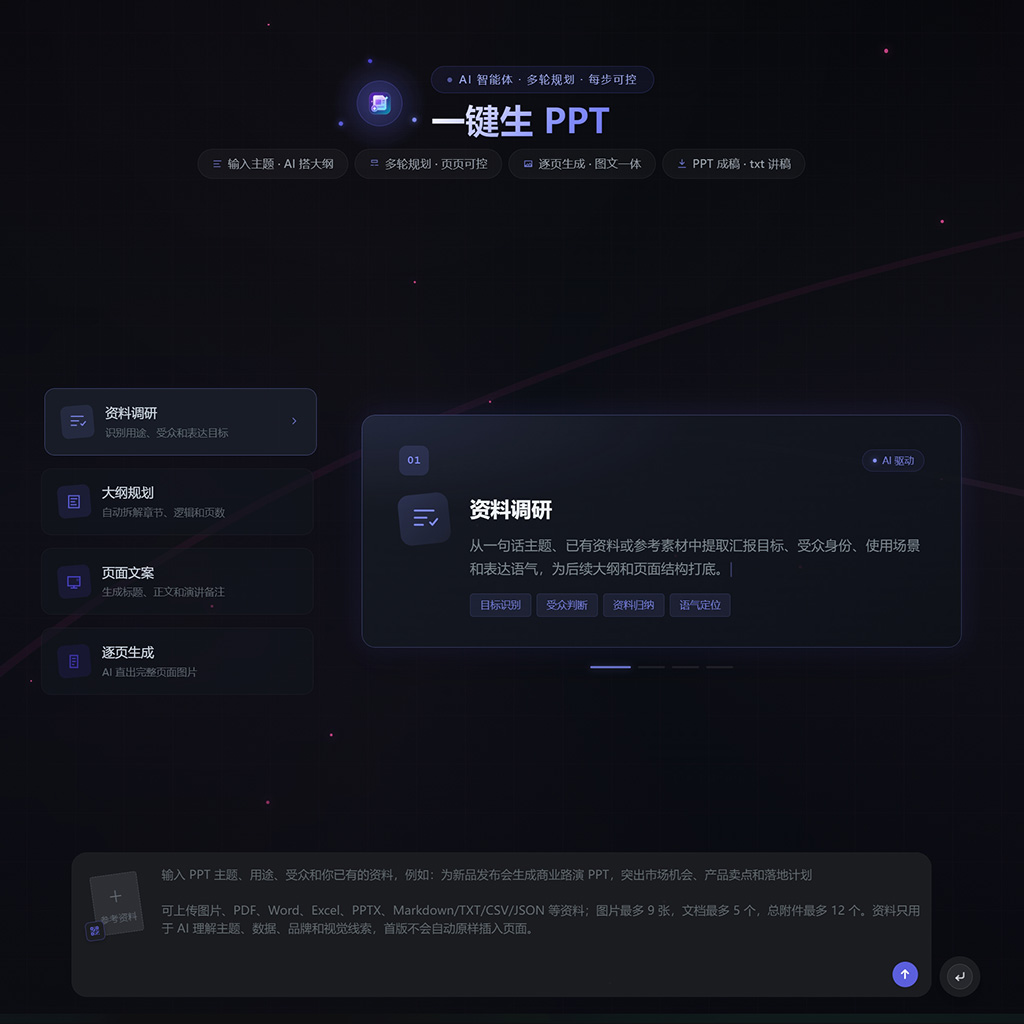 AI办公与课件生成展示